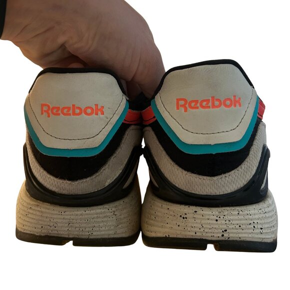 Size 13 - Reebok Classic Leather Legacy AZ Low White Black Orange - Picture 4 of 5